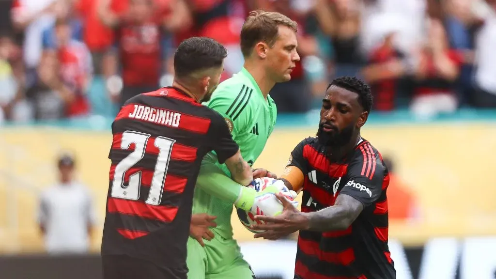 Jorginho marcou um dos gols do Fla contra o Bayern de Munique-ALE. Foto: Gilvan de Souza/Flamengo.