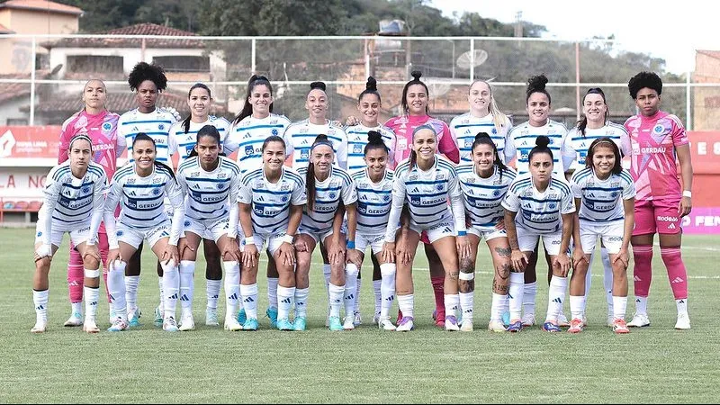 Cruzeiro Feminino no Brasileiro. Foto: Gustavo Martins/ Cruzeiro