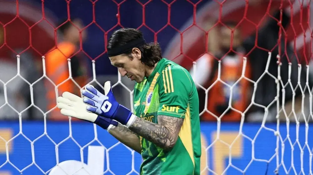 Cássio em ação pelo Brasileirão – Foto: Baggio Rodrigues/AGIF