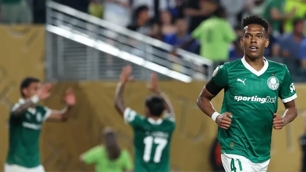 Estêvão marcou o gol de honra do Alviverde no confronto contra o Chelsea-ING. Foto: Cesar Greco/Palmeiras.