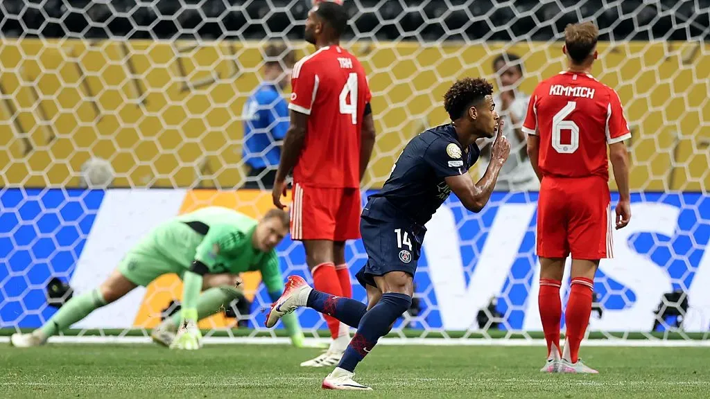 PSG-FRA passou pelo Bayern de Munique-ALE nas quartas de final do Mundial. Foto: Alex Grimm/Getty Images.