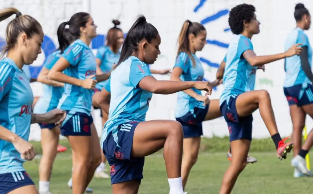 Meninas da Gávea focam na preparação para a Copa do Brasil. Foto: Paula Reis/Flamengo
