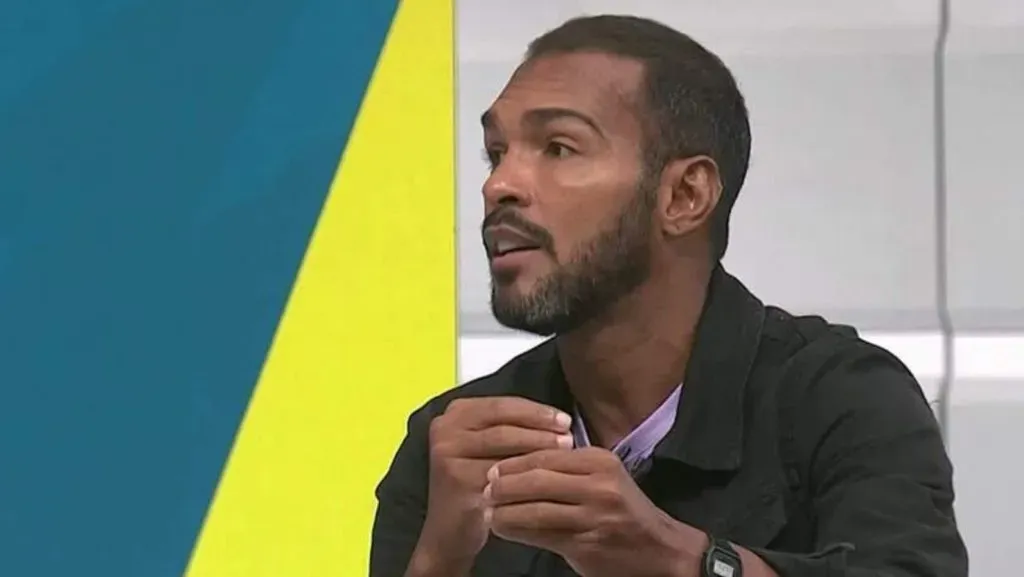 Richarlyson durante participação em programa. Foto: Reprodução/Sportv