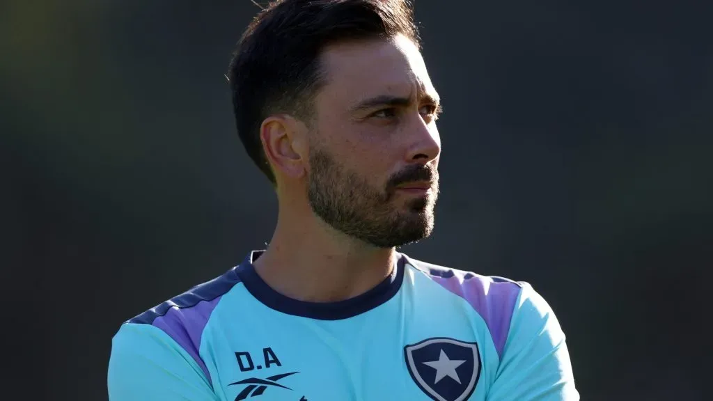 Davide Ancelotti no Botafogo. Foto: Vitor Silva/BFR