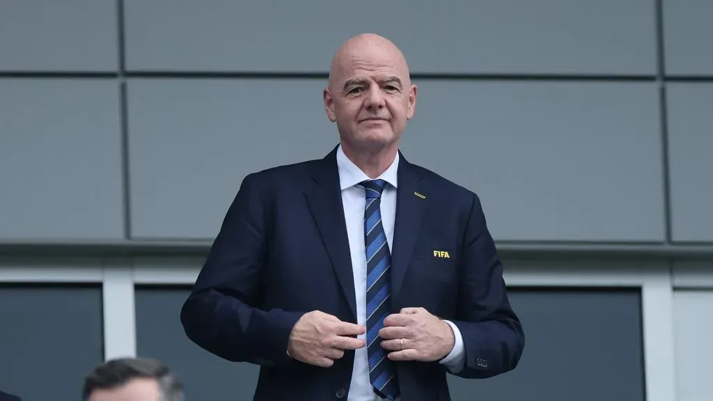 Infantino foi ajudado pelo fundo Mundial Árabe. Foto: Alex Grimm/Getty Images)