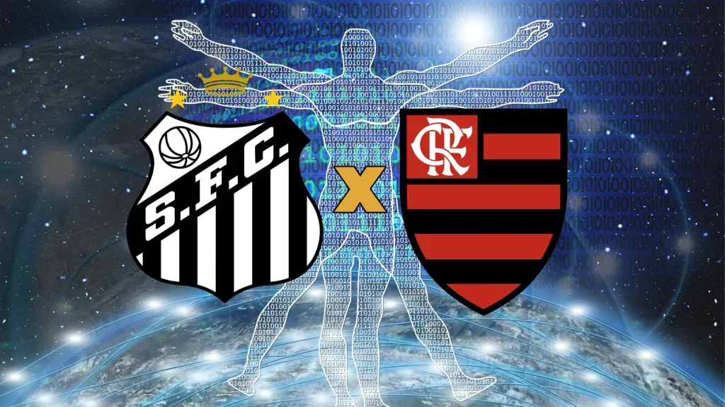 Inteligência artificial prevê resultado de Santos x Flamengo