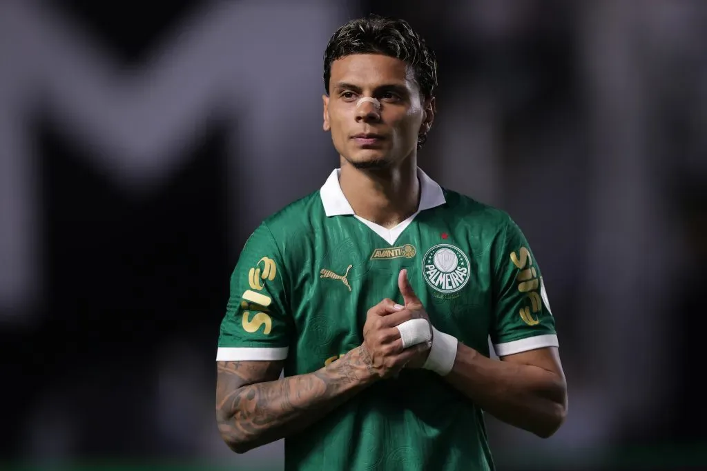 Richard Ríos está próximo de deixar o Palmeiras. Foto: Ettore Chiereguini/AGIF