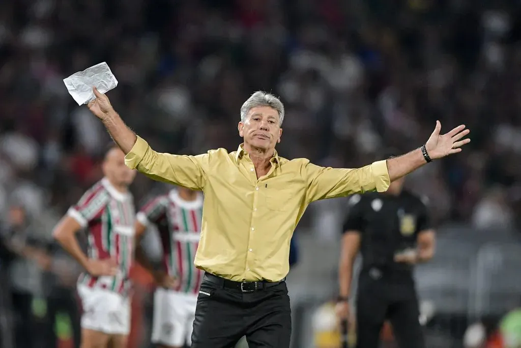 Renato Gaúcho técnico do Fluminense durante partida contra o Cruzeiro – Foto: Thiago Ribeiro/AGIF