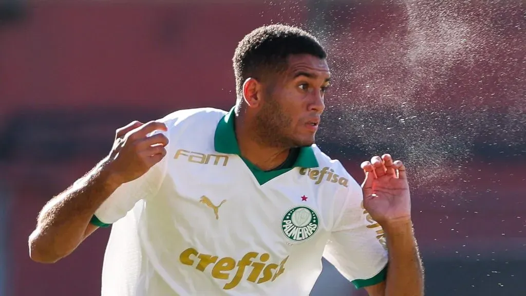 Gabriel Vareta em ação pelo Verdão – Foto: Fabio Menotti/Palmeiras/by Canon