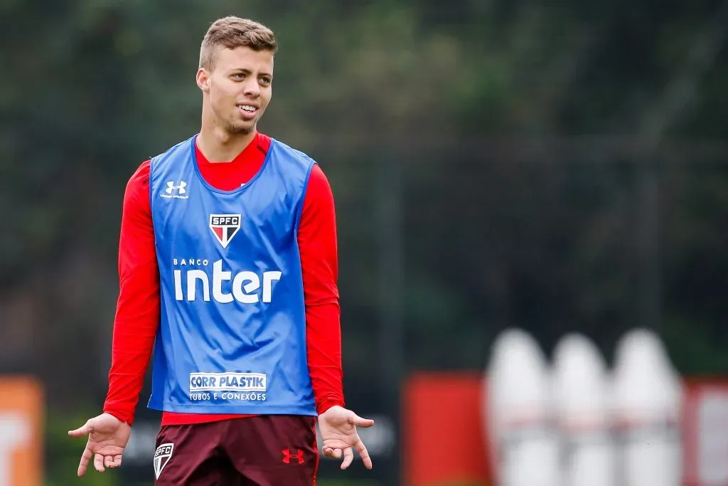 SAO PAULO – SP – 16/08/2017 – TREINO DO SAO PAULO – durante treino do Sao Paulo no CT da Barra Funda. Foto: Marcello Zambrana/AGIF