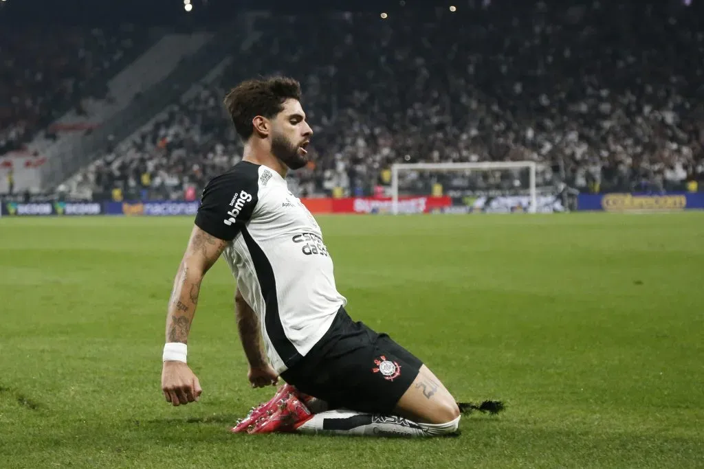 Yuri Alberto foi o destaque do Corinthians no jogo (Photo by Miguel Schincariol/Getty Images)