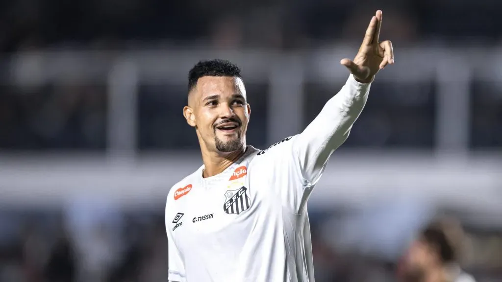 Zé Ivaldo no Santos. Foto: Abner Dourado/AGIF