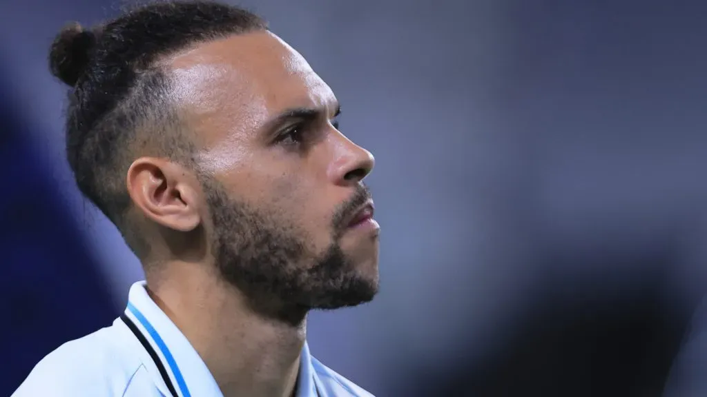 Braithwaite é o principal nome do Grêmio para encarar o Fluminense – Foto: Ettore Chiereguini/AGIF