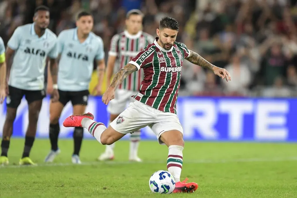 Everaldo marcou o único tento do duelo. Foto: Thiago Ribeiro/AGIF