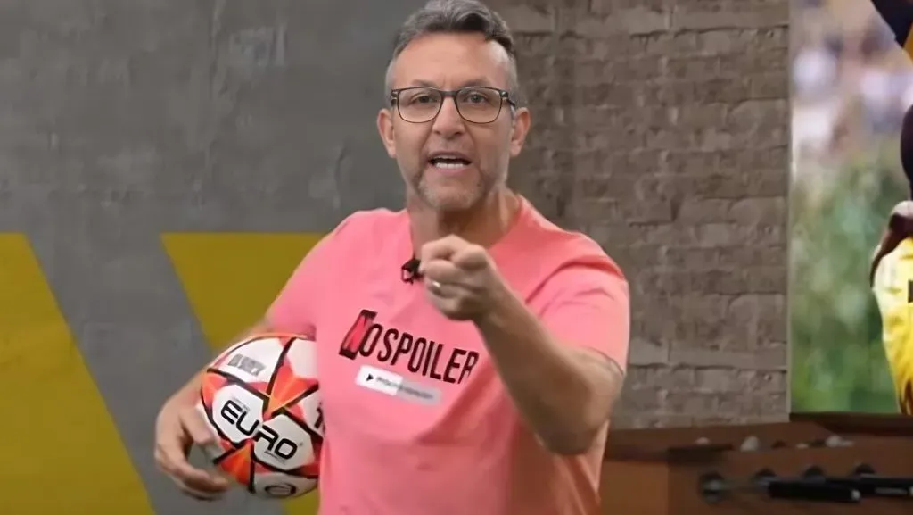 Neto criticou atitude de Felipe Melo – Foto: Reprodução – Programa Os Donos da Bola/YouTube