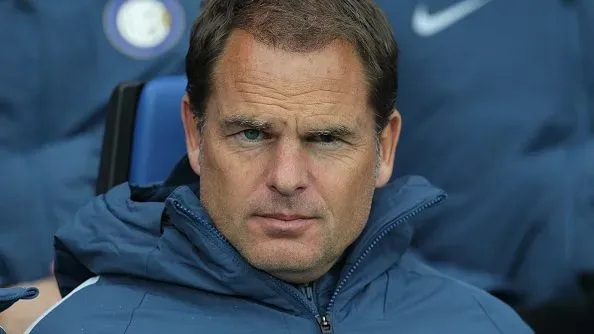 Frank de Boer dirigindo a Inter de Milão. Foto: Marco Luzzani/Getty Images