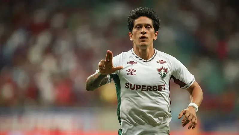 Cano marcou dois gols diante do Bahia. Foto: Marcelo Gonçalves/Fluminense FC