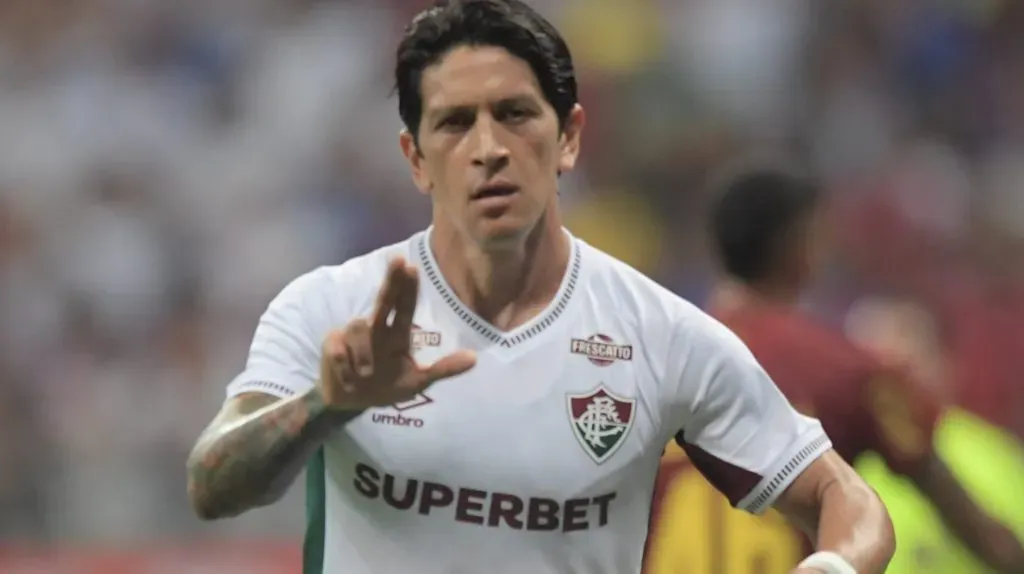 Cano comemorando gol. Foto: Jhony Pinho/AGIF