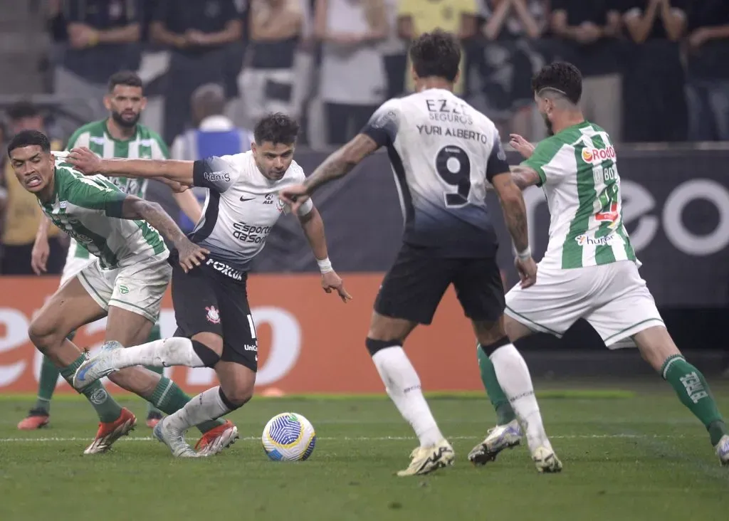 Romero jogador do Corinthians durante partida contra o Juventude – Foto: Alan Morici/AGIF
