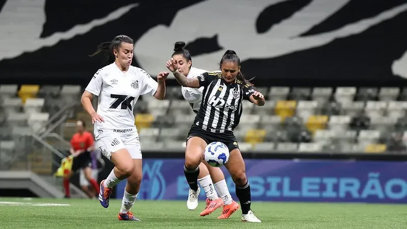 Atletico x Santos no Brasileirão. Foto: Daniela Veiga / Atlético