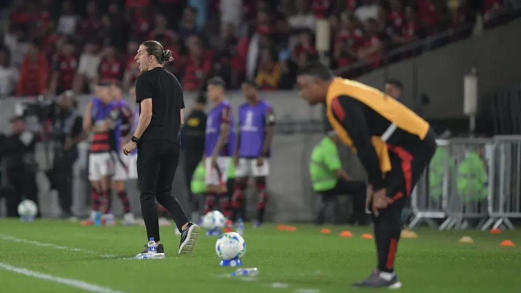 Flamengo x Inter no Maracanã. Foto: Thiago Ribeiro/AGIF