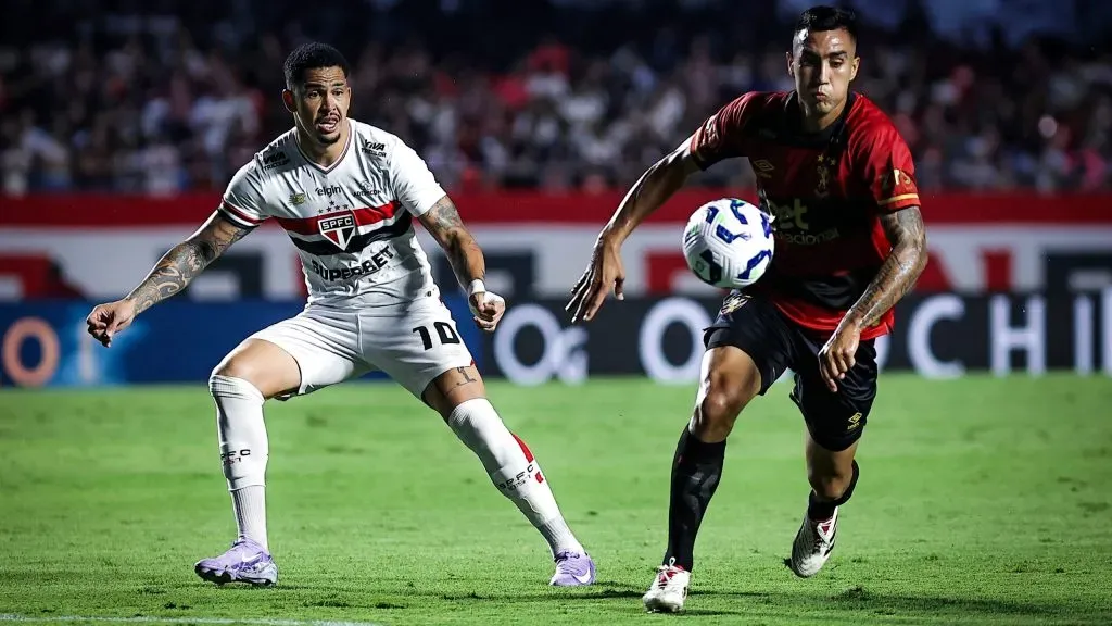 SP – SAO PAULO – 29/03/2025 – BRASILEIRO A 2025, SAO PAULO X SPORT – Luciano jogador do Sao Paulo durante partida contra o Sport no estadio Morumbi pelo campeonato Brasileiro A 2025. Foto: Fabio Giannelli/AGIF