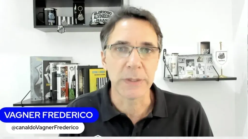 Vagner Frederico, jornalista.
Imagem: Reprodução/YouTube