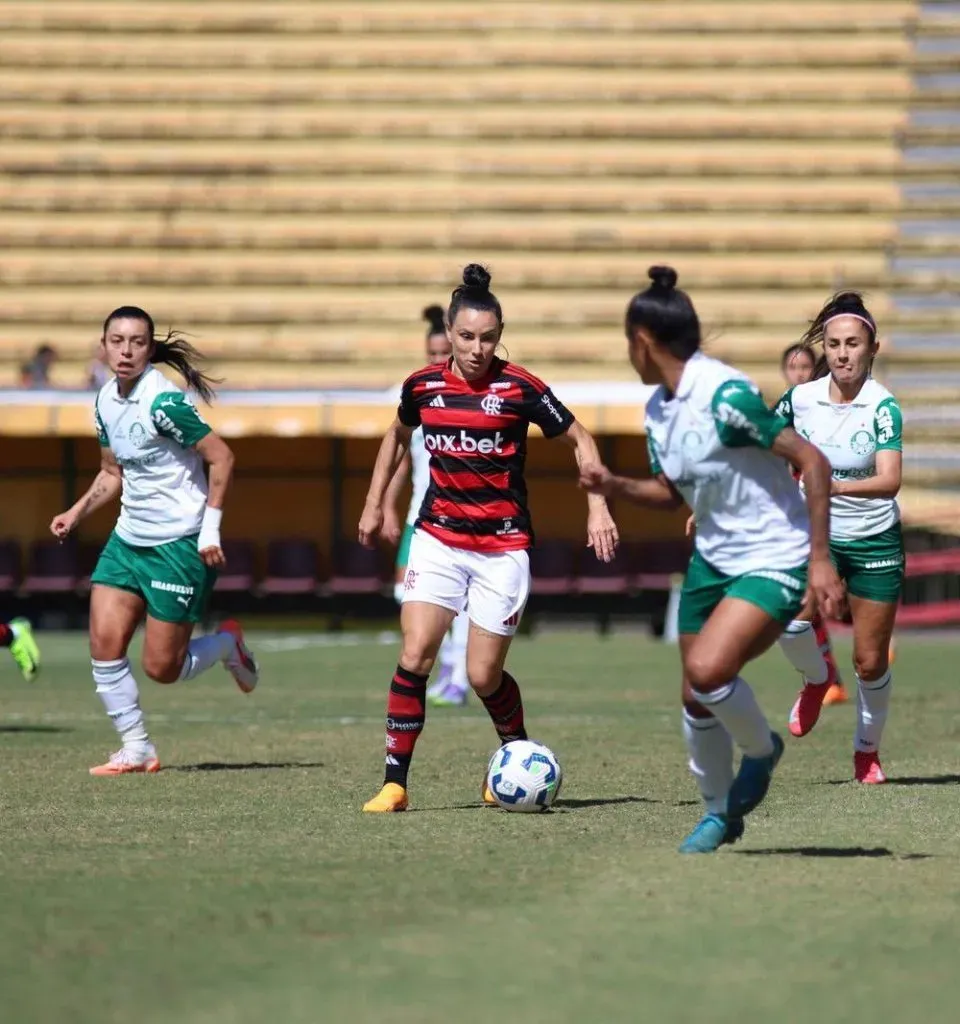 Flamengo x Palmeiras. Foto: Mariana Sá/CRF