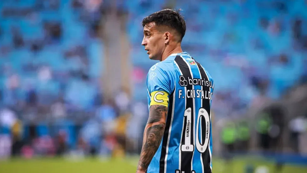 Cristaldo em ação pelo Grêmio – Foto: Maxi Franzoi/AGIF