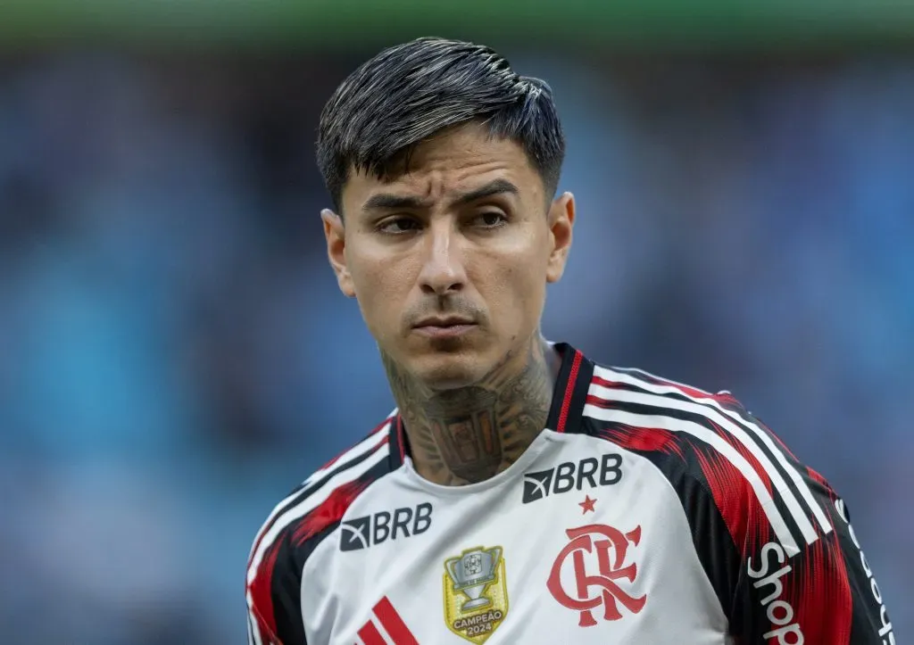 Pulgar é o único desfalque confirmado até o momento do Flamengo para encarar o Vitória. Foto: Liamara Polli/AGIF