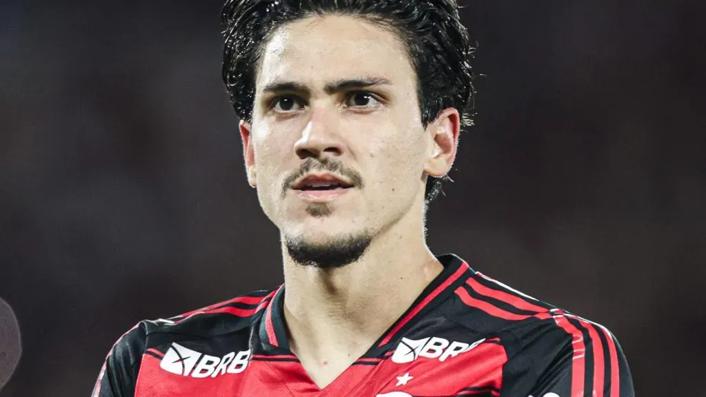 Pedro comemorando gol. Foto: Gilvan de Souza/CRF