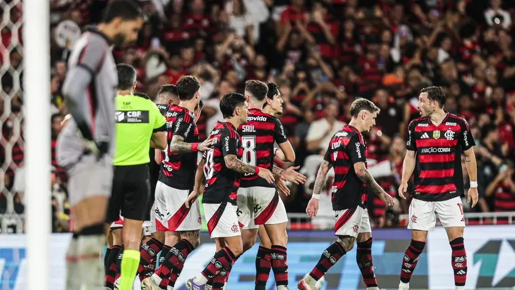 Flamengo não teve piedade do Vitória - Foto: Gilvan de Souza/Flamengo.