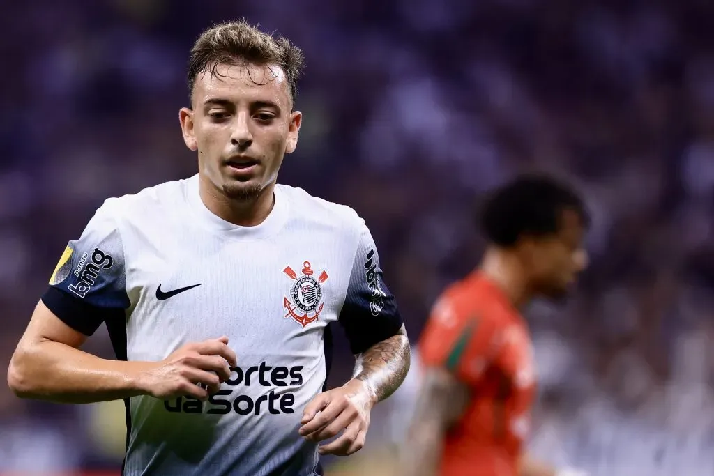 Ryan, jogador do Corinthians durante partida contra o Velo Clube no estadio Arena Corinthians pelo campeonato Paulista 2025. Foto: Marcello Zambrana/AGIF