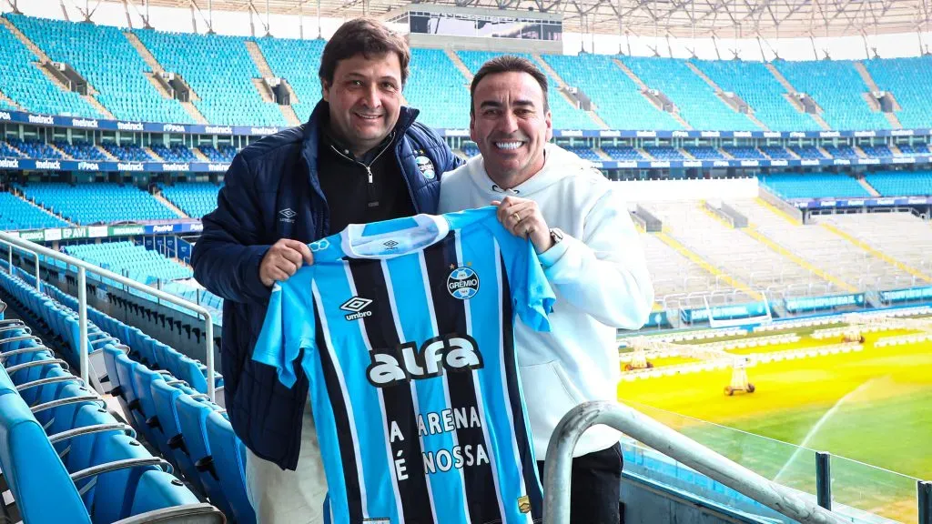 Alberto Guerra e Marcelo Marques. Foto: Angelo Pieretti/Grêmio FBPA