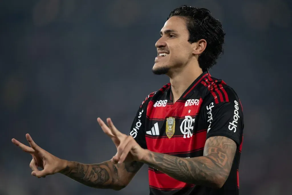 Pedro segue como referência no ataque do Flamengo. Foto: Jorge Rodrigues/AGIF