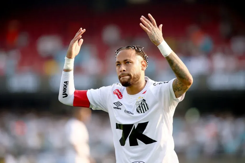Neymar jogador do Santos durante partida contra o Vasco no estadio Morumbi pelo campeonato Brasileiro A 2025. Foto: Mauricio De Souza/AGIF
