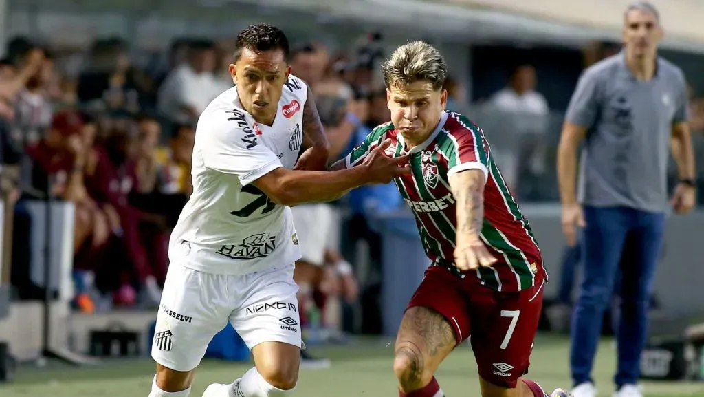 Santos x Fluminense - Foto: Mauricio De Souza/AGIF.