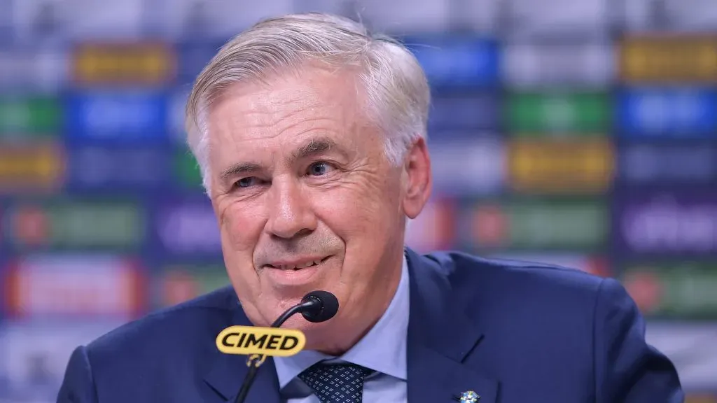 Ancelotti tira R$ 5 milhões/mês à frente da Seleção Brasileira e lidera relação – Foto: Thiago Ribeiro/AGIF