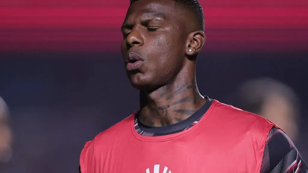 Arboleda antes de partida. Foto: Ettore Chiereguini/AGIF