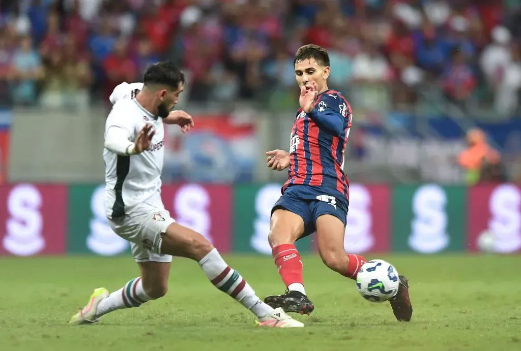 O Bahia venceu o Fluminense por 1 a 0 no primeiro jogo. Foto: Jhony Pinho/AGIF