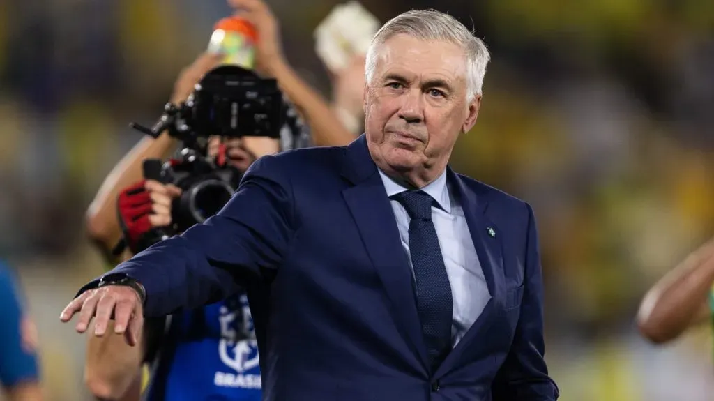 Carlo Ancelotti, técnico da Seleção Brasileira. (Photo by Ruano Carneiro/Getty Images)