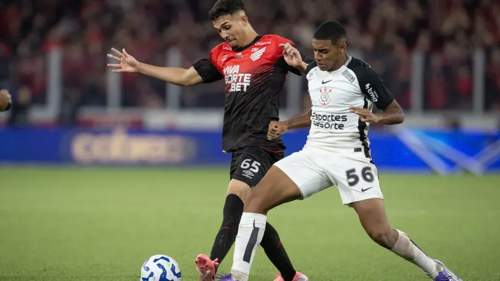 Gui Negão durante o confronto entre Athletico-PR x Corinthians na Copa do Brasil – Foto: Hedeson Alves/AGIF