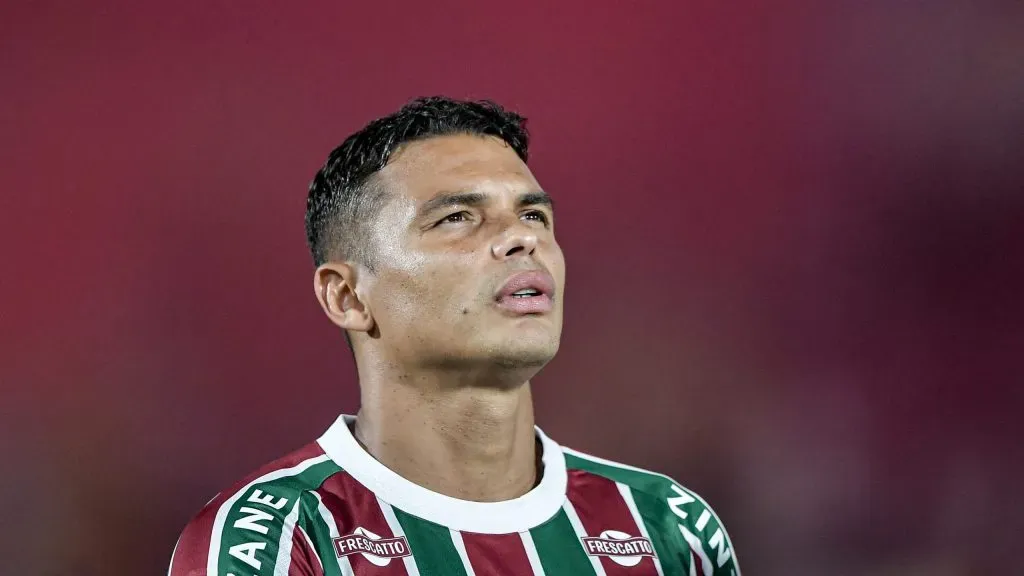 Thiago Silva, do Fluminense. Foto: Thiago Ribeiro/AGIF.