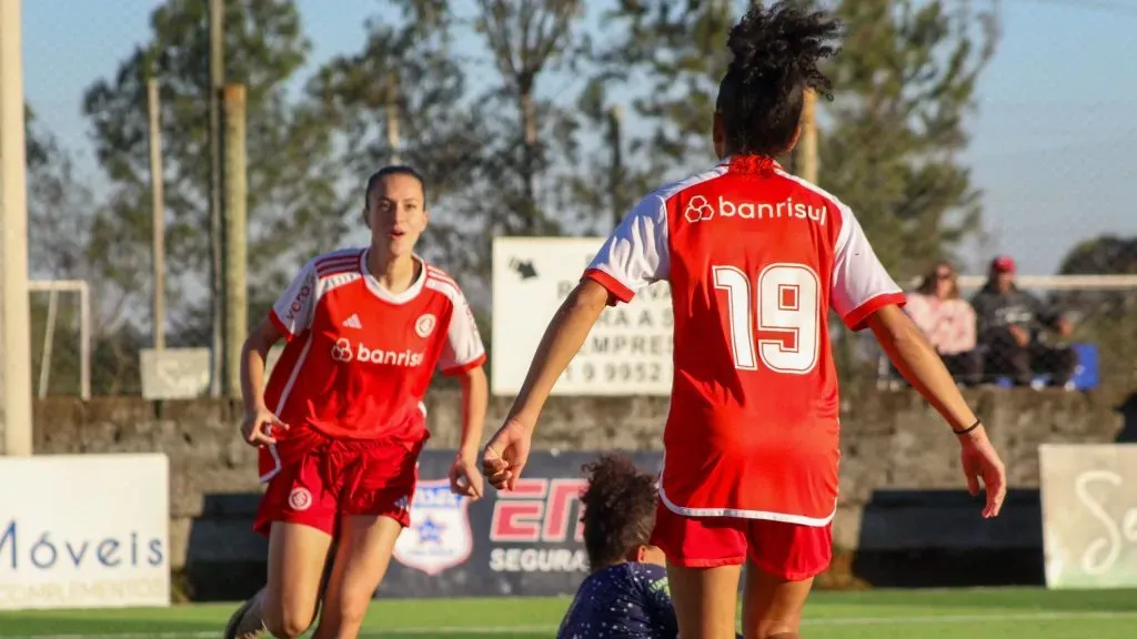 Jogadoras do Internacional Feminino Sub-20