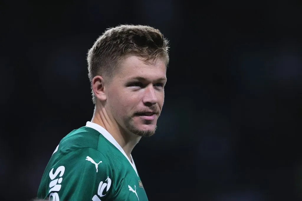 Bruno Fuchs chegou em fevereiro ao Palmeiras. Foto: Ettore Chiereguini/AGIF