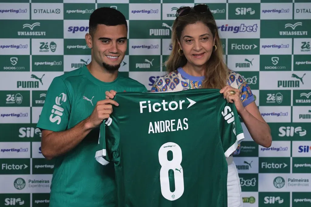Andreas Pereira durante sua apresentação no Palmeiras. Foto: Ettore Chiereguini/AGIF