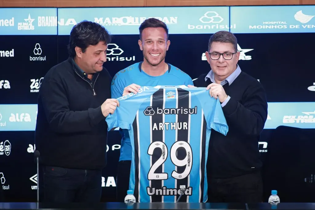 Arthur, que também foi um dos reforços do Grêmio para esta temporada – Foto: Maxi Franzoi/AGIF