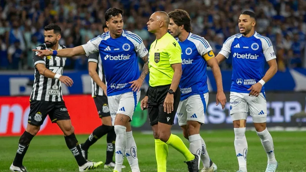 Cruzeiro no Brasileirão. Foto: Fernando Moreno/AGIF