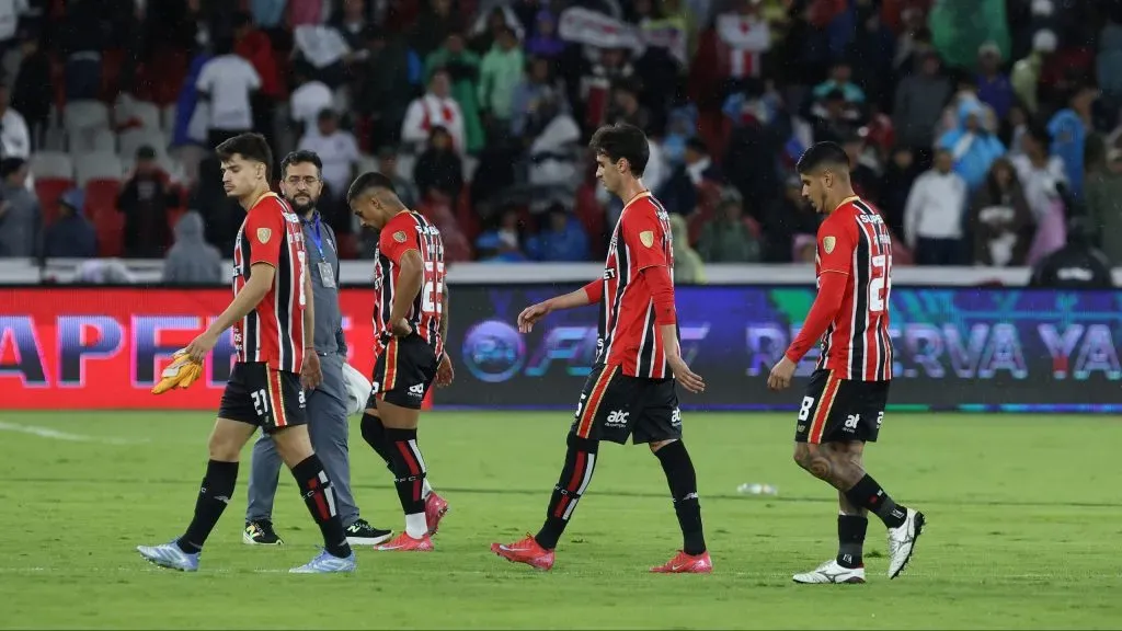SPFC no Estádio Casa Blanca. (Photo by Franklin Jacome/Getty Images)