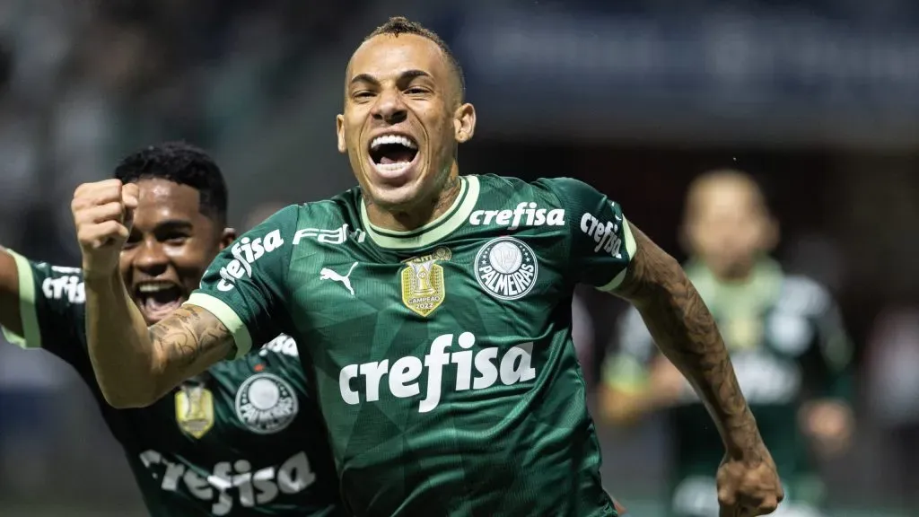 Breno Lopes quando atuava pelo Palmeiras em 2023. Foto: Abner Dourado/AGIF